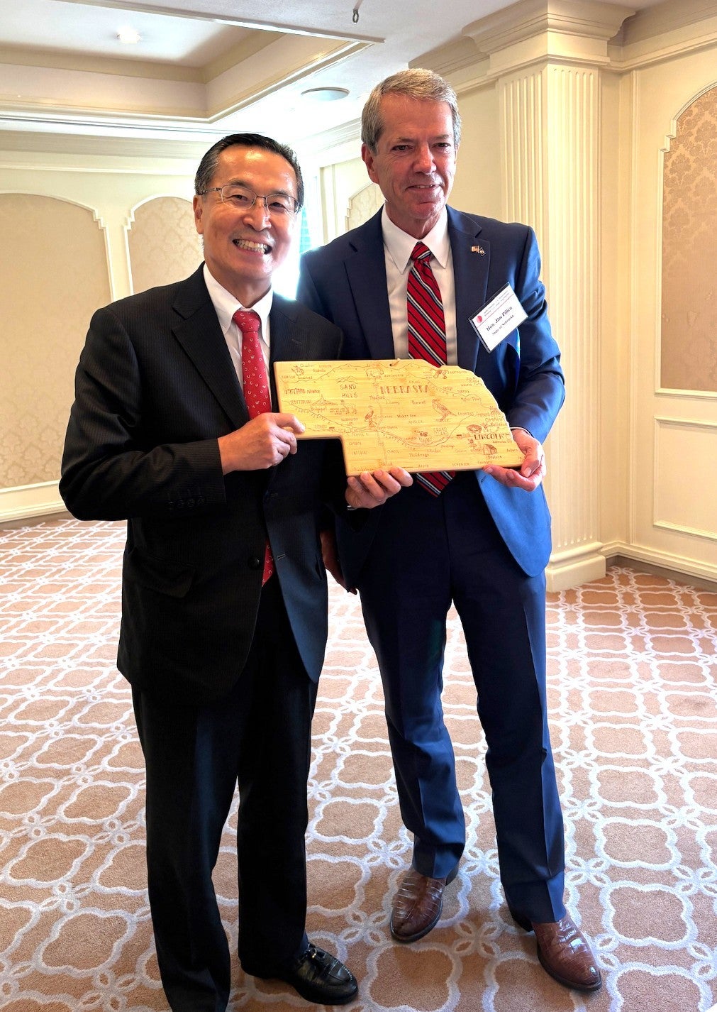 Gov. Pillen &amp; Norihiko Ishiguro, Chairman &amp; CEO, JETRO