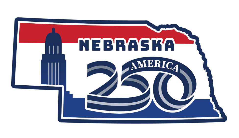 Nebraska's America 250th Logo