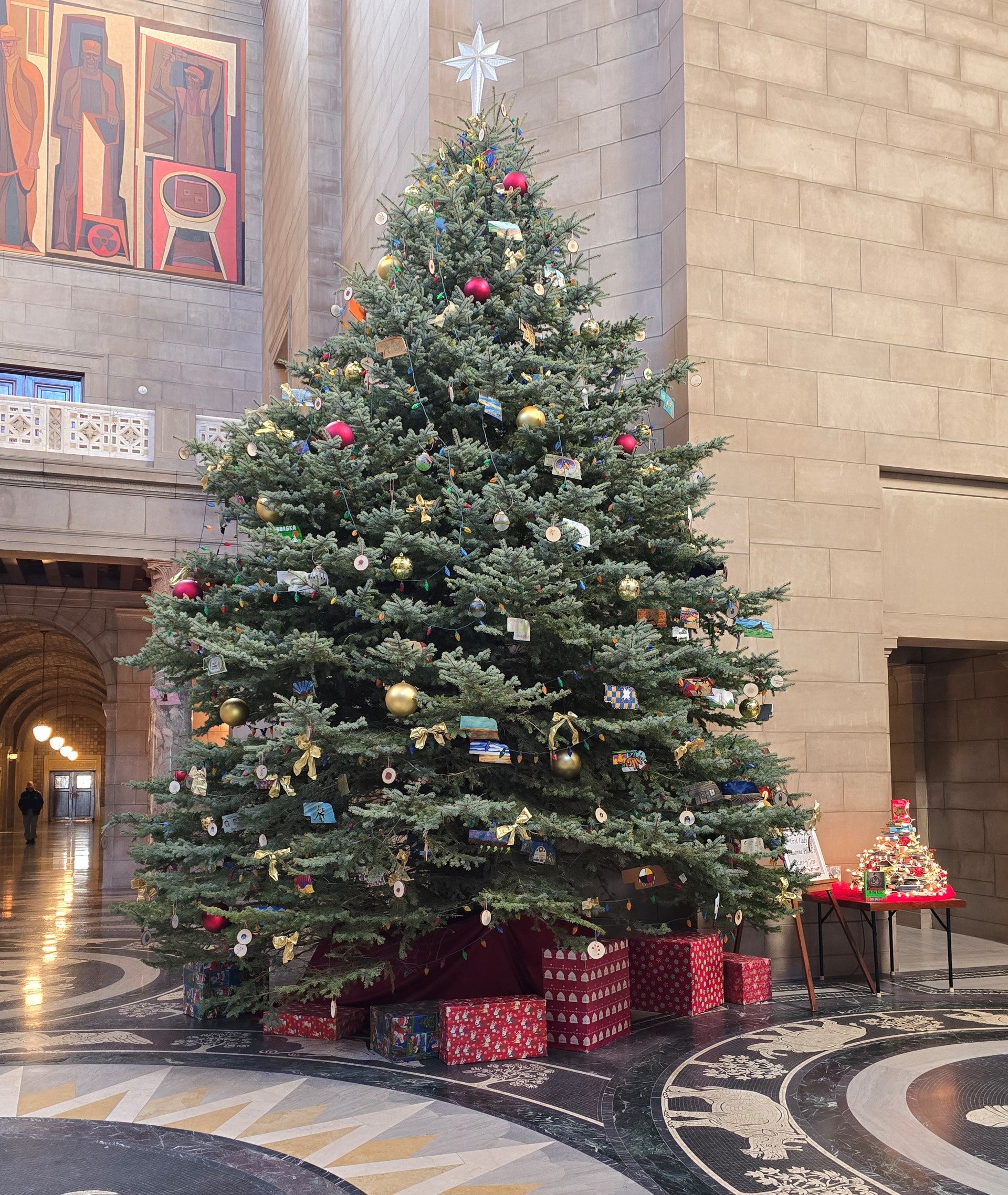 The State Christmas Tree in the Capitol Rotunda