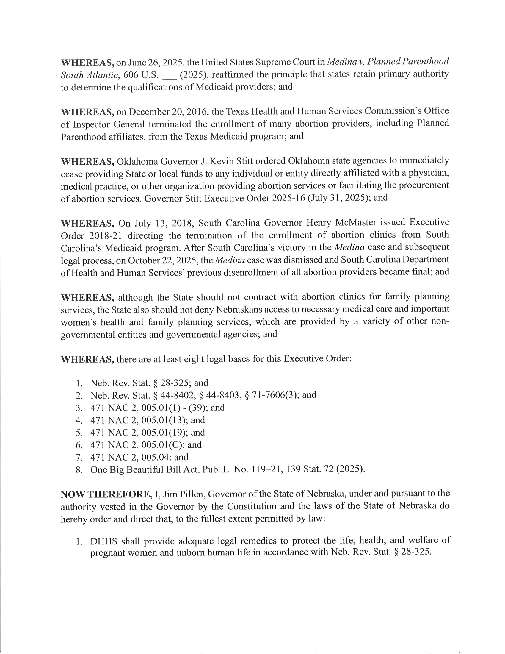 Executive Order 25-16 Page 3