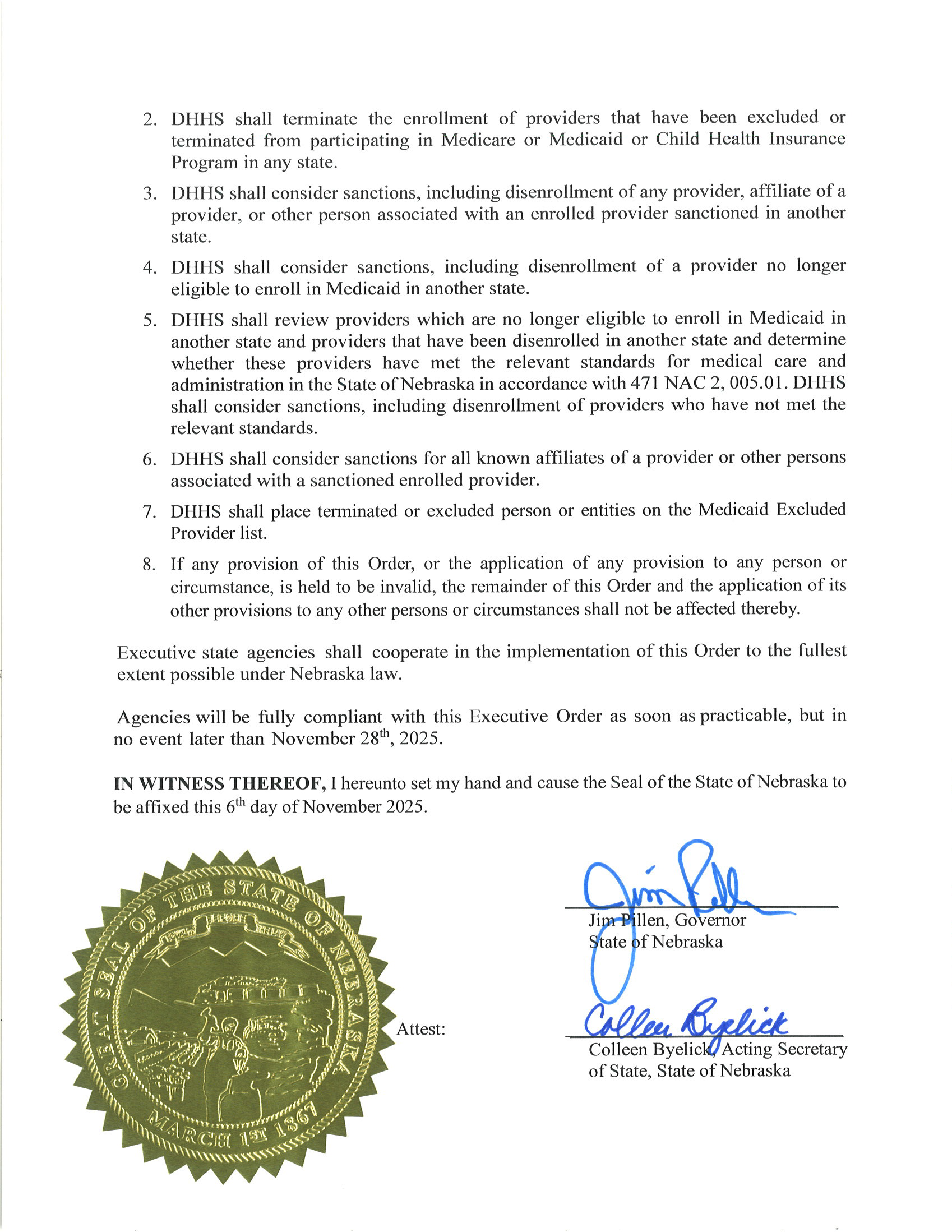 Executive Order 25-16 Page 4