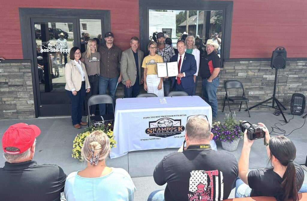 Gov. Pillen, Sen. DeKay and NDA Director Vinton Celebrate Passage of Nebraska Law Addressing Fake Meat