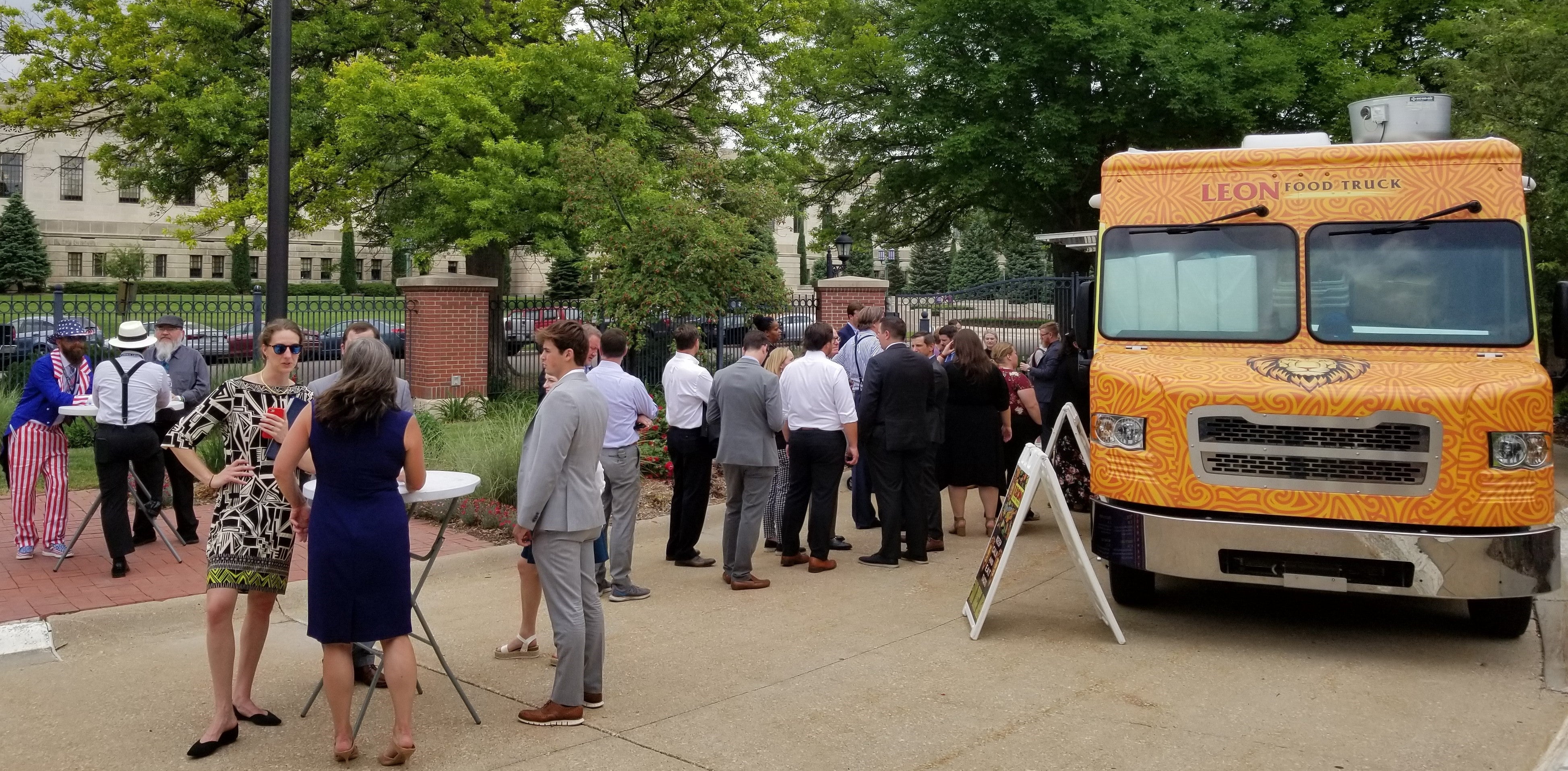 E15 Food Truck Serves Guests, as Governor Pillen Signs LB562