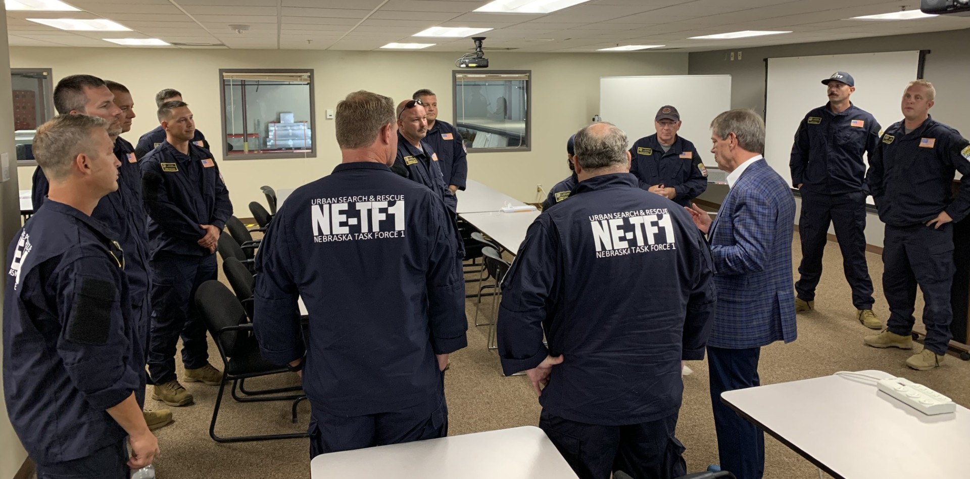 Gov. Pillen Meets with Members of Nebraska Task Force One