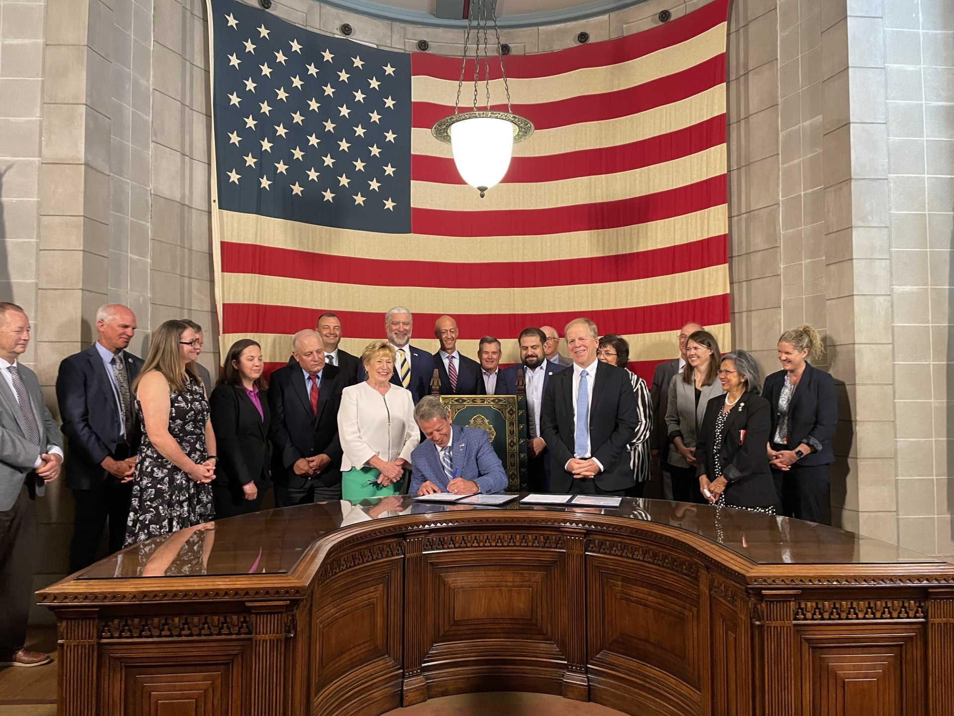 Governor Jim Pillen signed LB243 and LB754 into law.