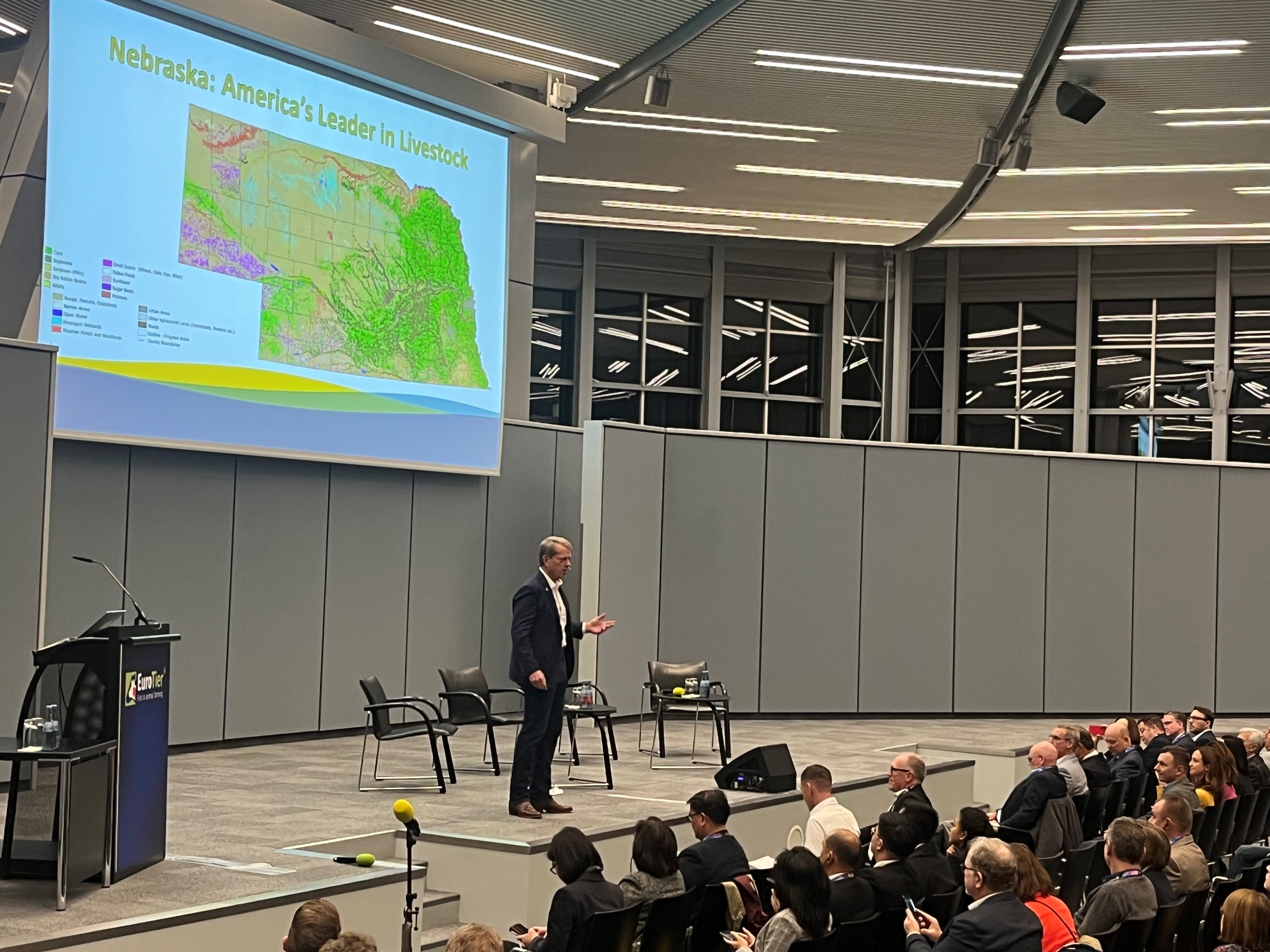 Gov. Pillen delivers keynote at International Cattle &amp; Pig Event at EuroTier