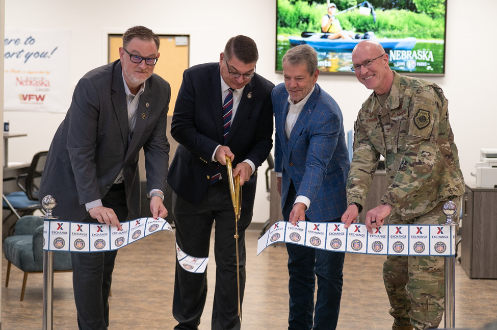 Ribbon Cutting for Nebraska Resource Center at Offutt