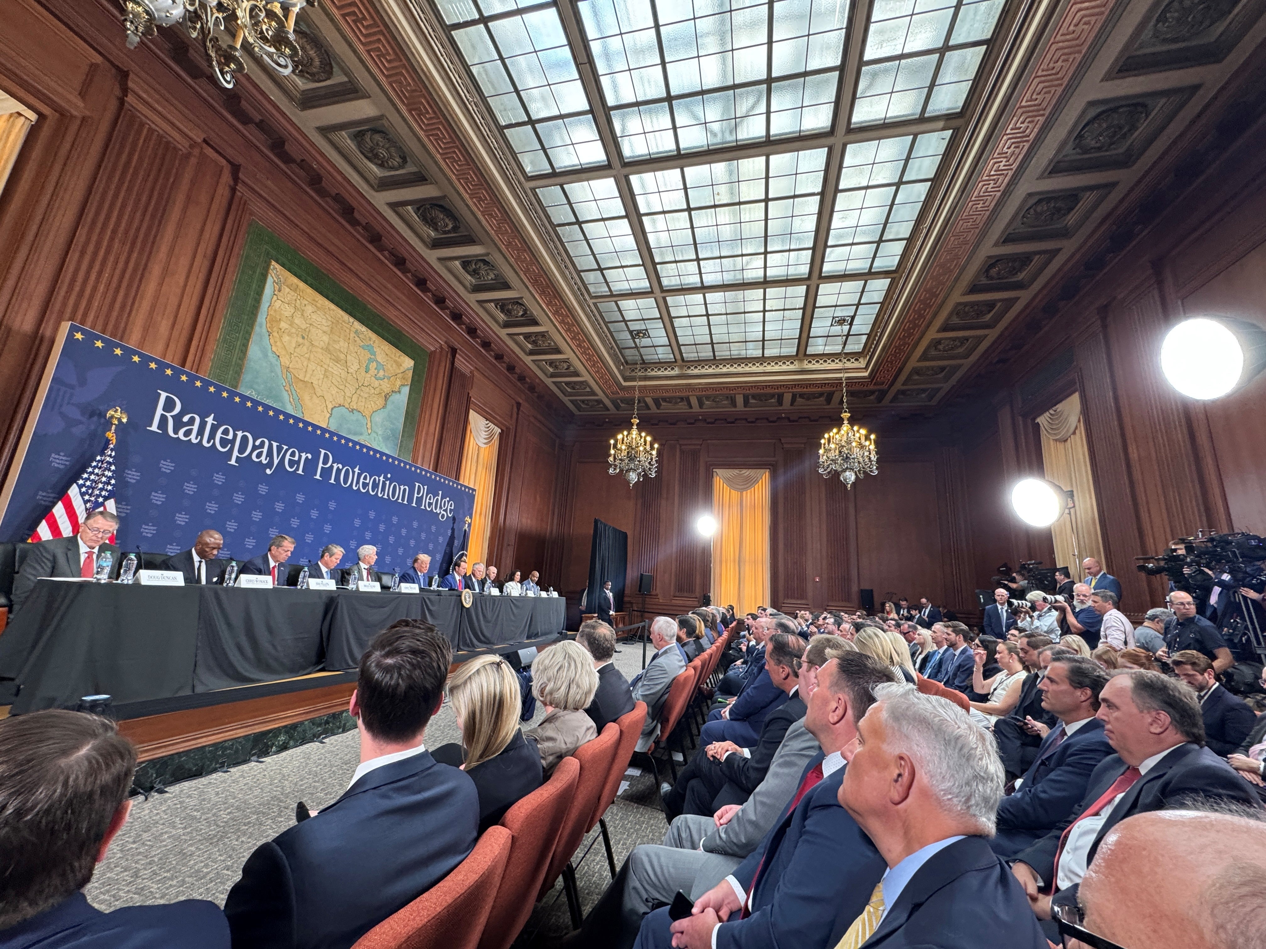Roundtable event that was held in Washington, D.C. with leaders from across the country sitting in an audience