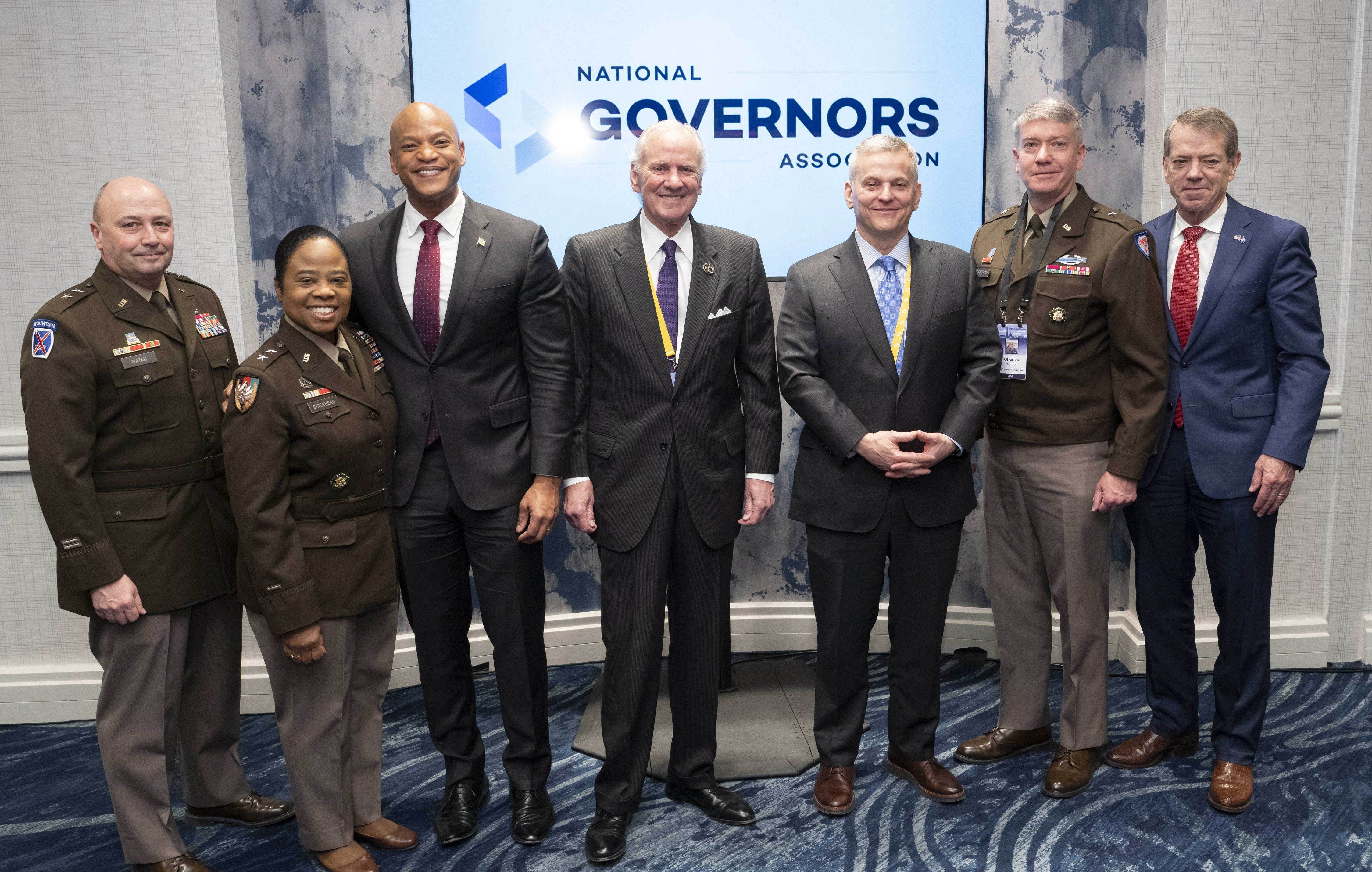 Governor Pillen on the right along with Federal participants on the Council including the secretaries of defense and homeland security, the President’s homeland security and counterterrorism advisor, commander of the U.S. Northern Command, and the chief of the National Guard Bureau.