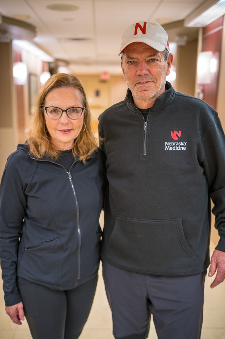 Governor Pillen &amp; First Lady Suzanne at Nebraska Medicine Dec. 27, 2024