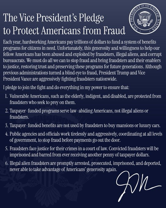 The Pledge to Protect Americans from Fraud