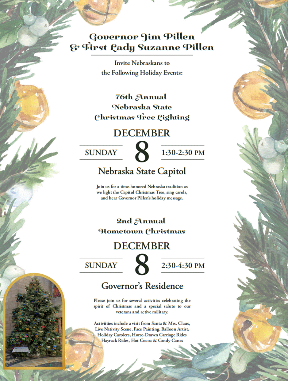 Capitol Tree Lighting &amp; Hometown Christmas Details