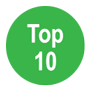 Top 10 green circle