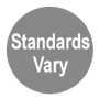 Standards Vary state to state gray circle